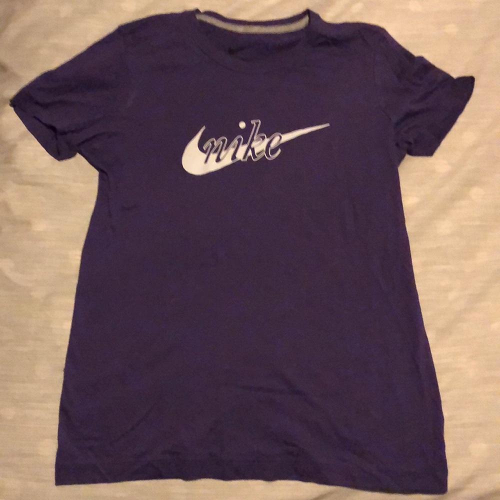 Purple Nike tee